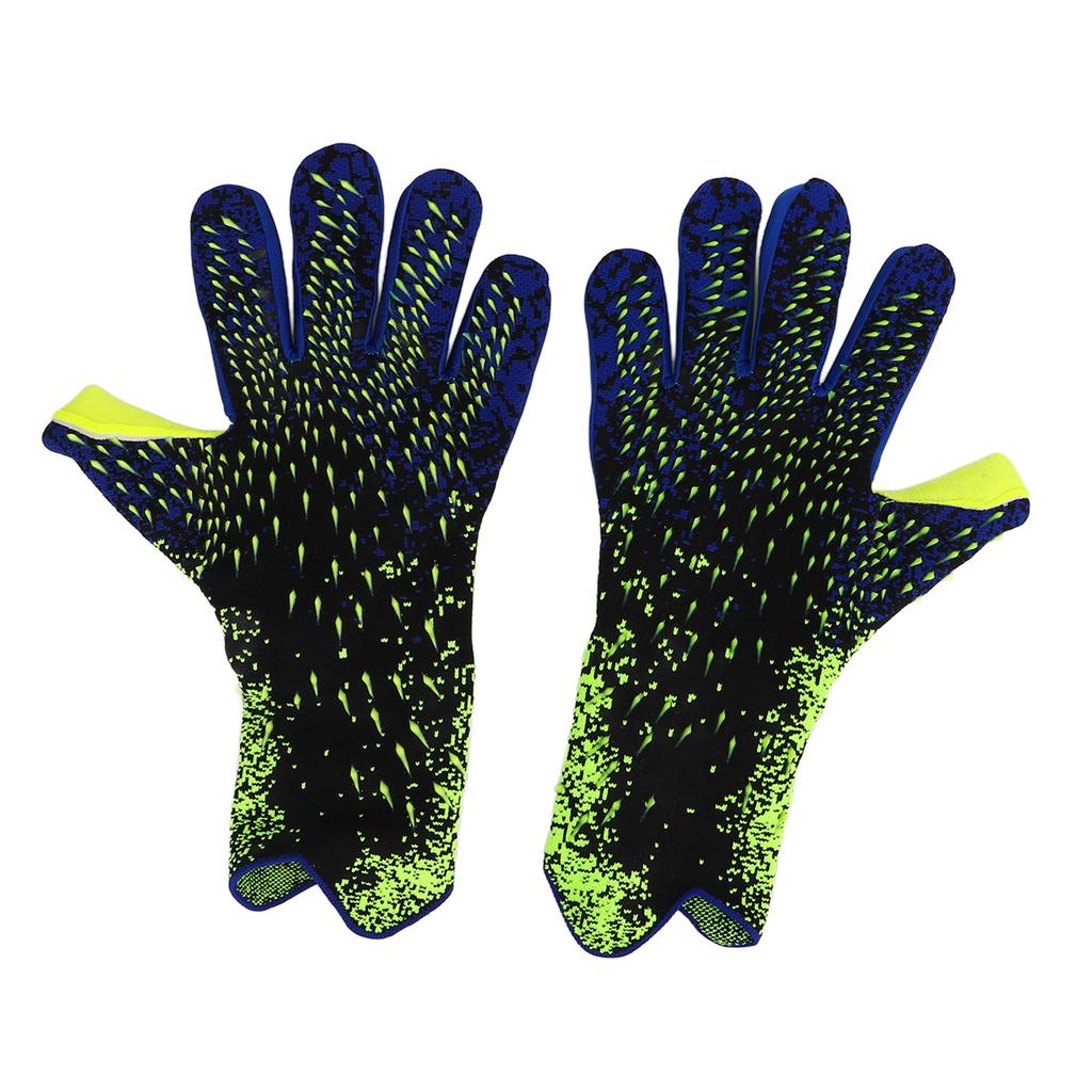 Soccer Goalkeeper Gloves Thickened Latex Anti Slip Breathable Cushioning Soccer Goalie Gloves for Training Competition