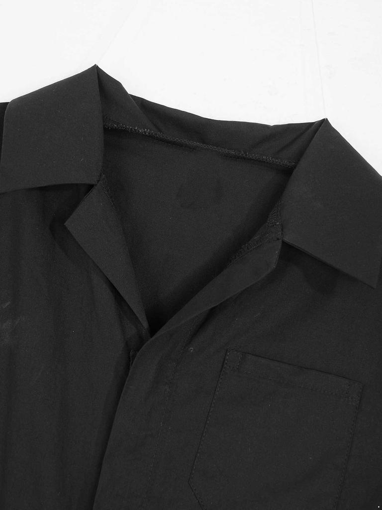 Kid's Coverall for Boys Mechanic Christmas Halloween Suit Costume Flight Suit Mechanic Jumpsuit