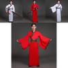 Stunning Red Polyester And Spandex Chinese Traditional Costume For Men