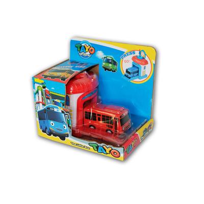 Корейский мультфильм Tayo the Little Bus Araba Oyuncak Garage Car Toys Model Mini Plastic Tayo Bus Baby для детей