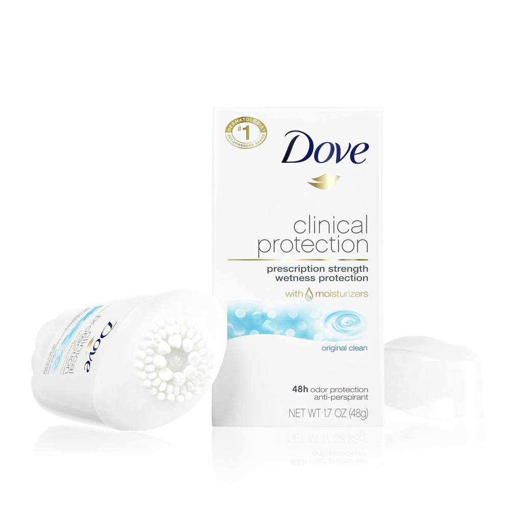 Dove Clinical Protection Antiperspirant Deodorant, Original Clean 1.7 oz by Dove