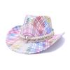 Цветная Западно-Ковбойская Шляпа Мужская и Женская Универсальная Джазовая Шляпа Праздничная Вечеринка Вечеринка Цилиндр