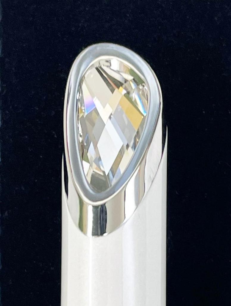 Swarovski Шариковая ручка белая (На масле) Лак "Crystal Starlight"[Предмет]