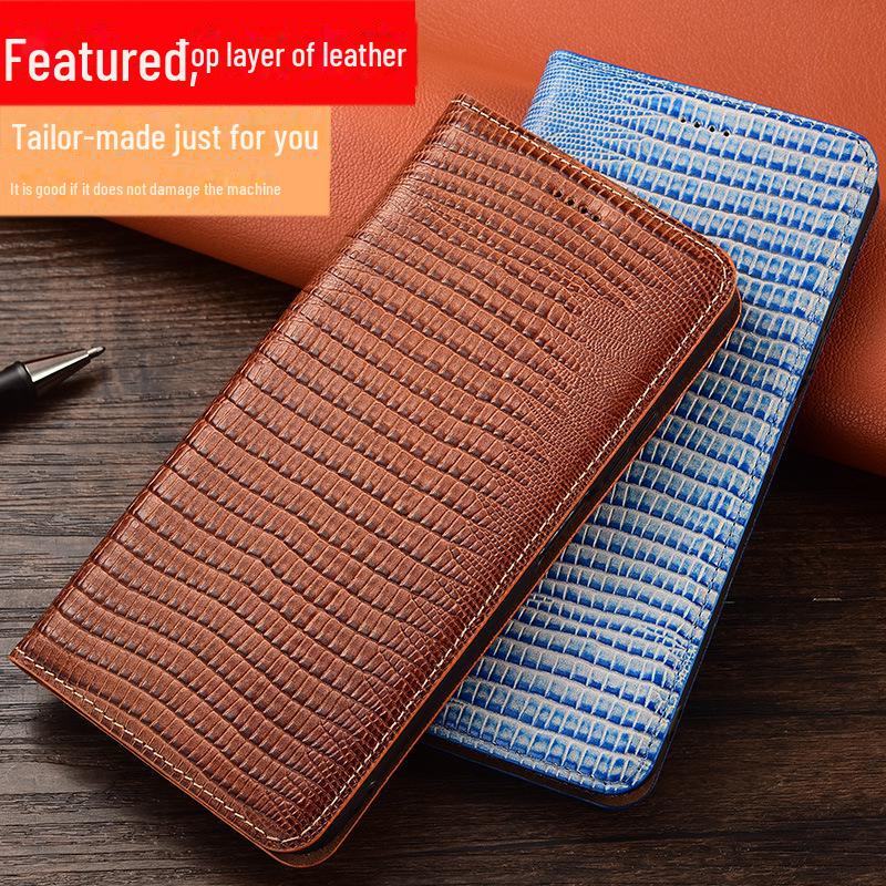 Чехол-книжка из кожи для ZTE Blade V41 Vita Smart — серия V40Pro