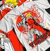 Футболка Trigun Аниме Манга Подарок Футболка Мужская и Женская Летняя Хлопок Удобная Свободная Мода Круглый Вырез Топ