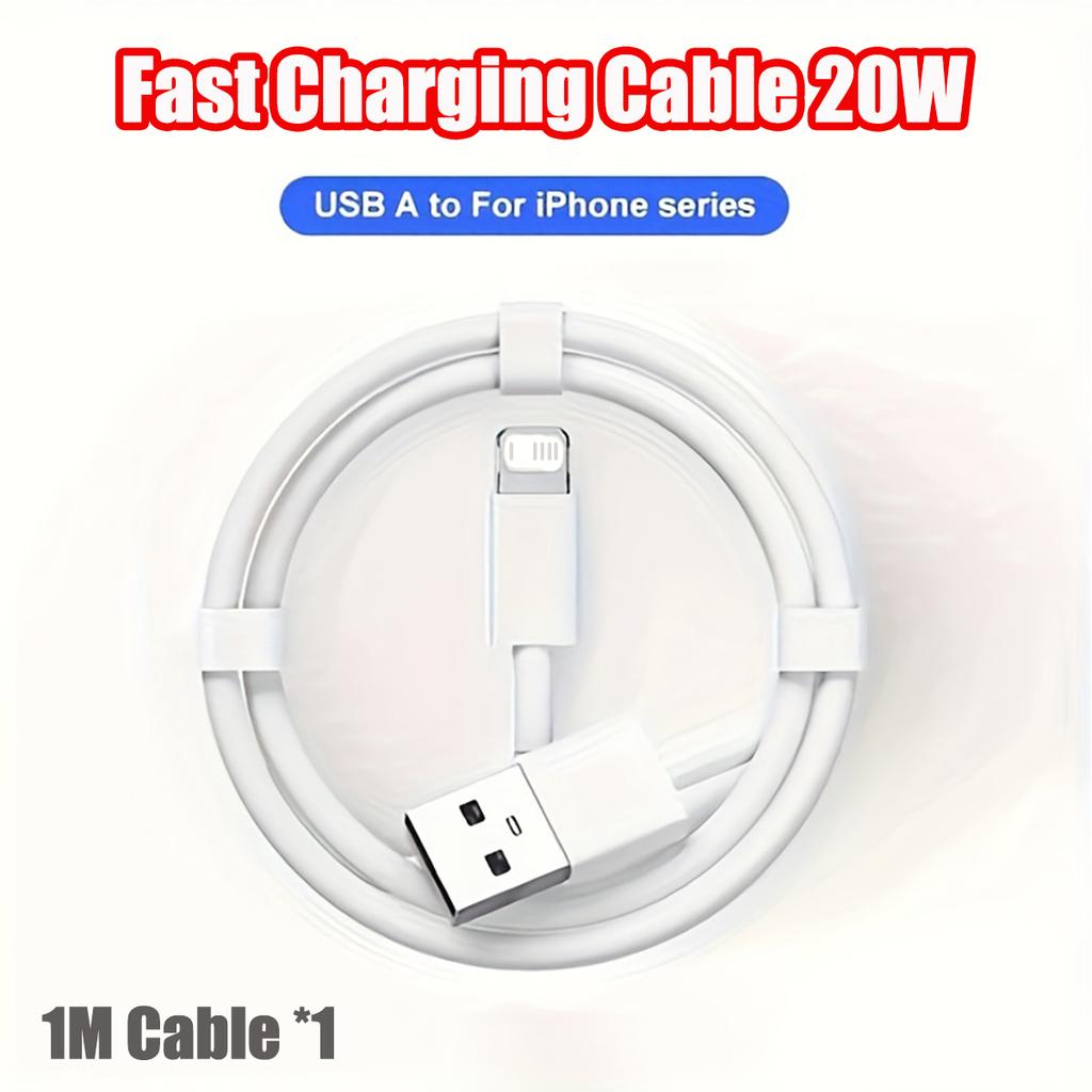 1-3 шт. 20 Вт USB-кабель для быстрой зарядки iPhone 14 13 12 11 Pro Max Serives USB-кабель Lightning Аксессуары для быстрой зарядки телефона