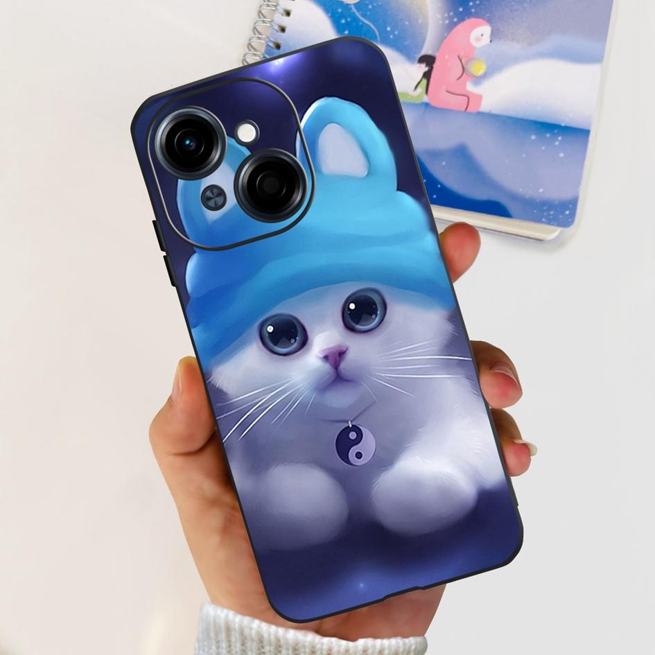 Для чехла телефона Tecno Spark Go 1 Чехол 2024 Популярный Цветок Мягкий Силикон Задняя Защитная Крышка Для Tecno Spark Go 2025 Pop 9 Чехол