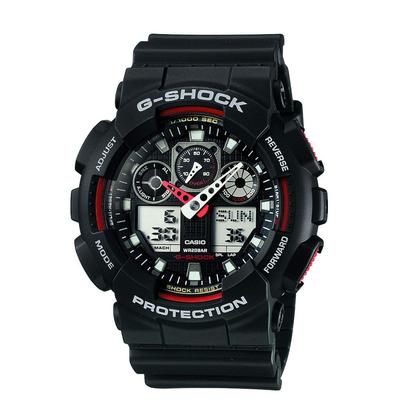 Зарубежная модель мужских аналогово-цифровых часов G-Shock, GA100-1A4