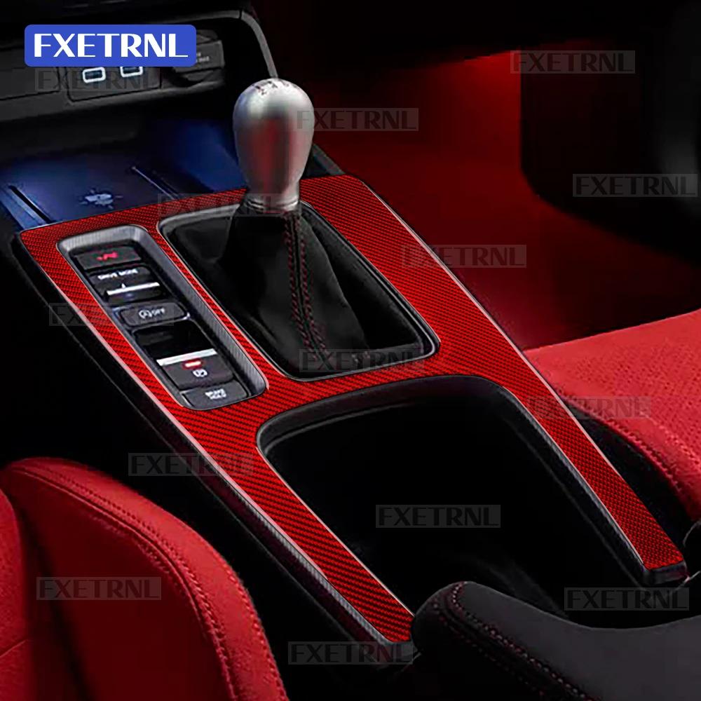 Carbon Fiber Gear Shift Collar Trim for Honda Civic Type R 11th FL5 2022 2023 2024 2025 LHD RHD