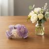 Elegant Flower Banana Clip Korean Style Women Ponytail Holder Purple Mesh Vertical Clip  Banquet