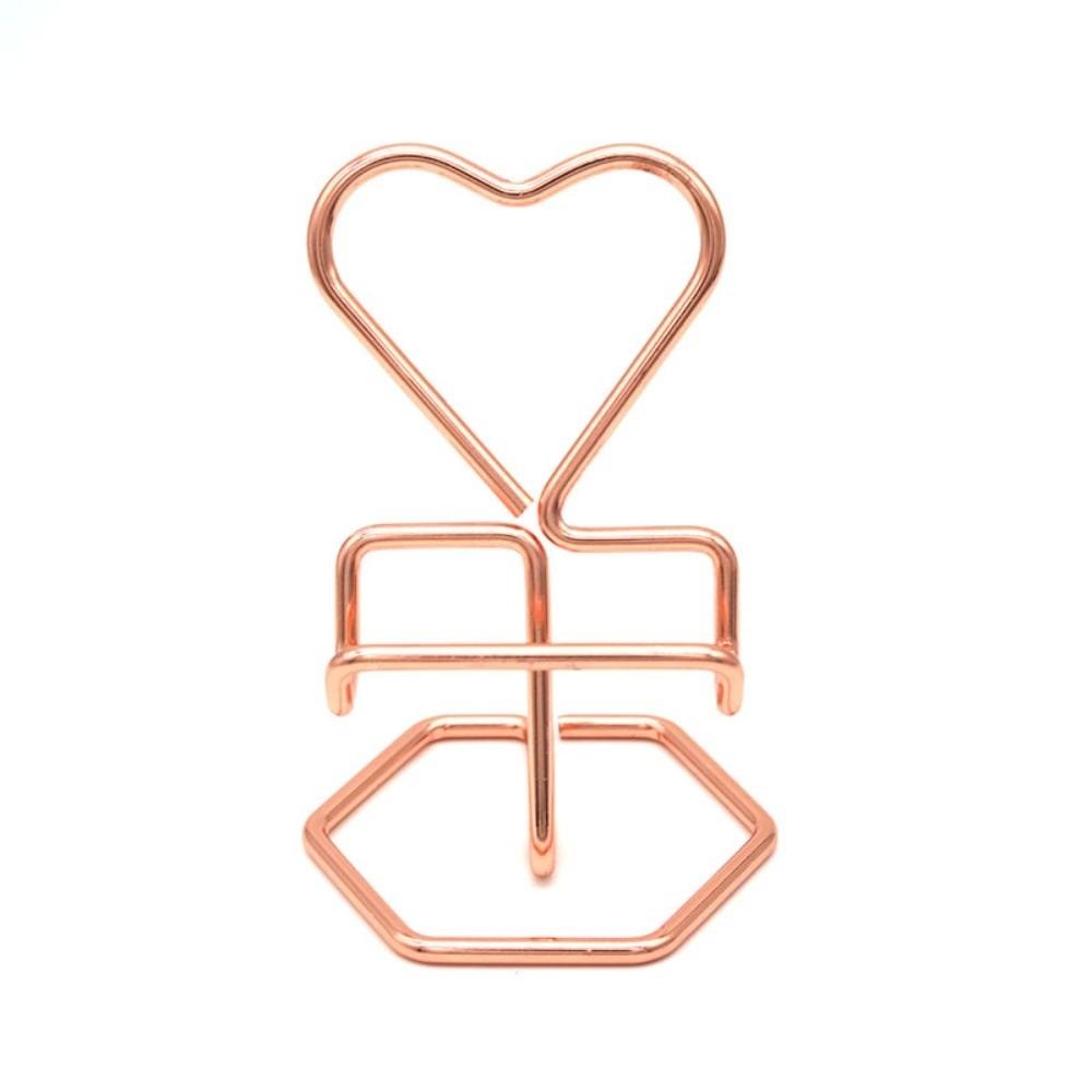Heart-Shaped Phone Stand Metal Business Card Stand Phone Accessories Phone Holder Watching Video