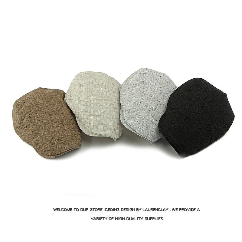 Весенний берет мужской британский винтажный кепка-козырек осенняя кепка с козырьком