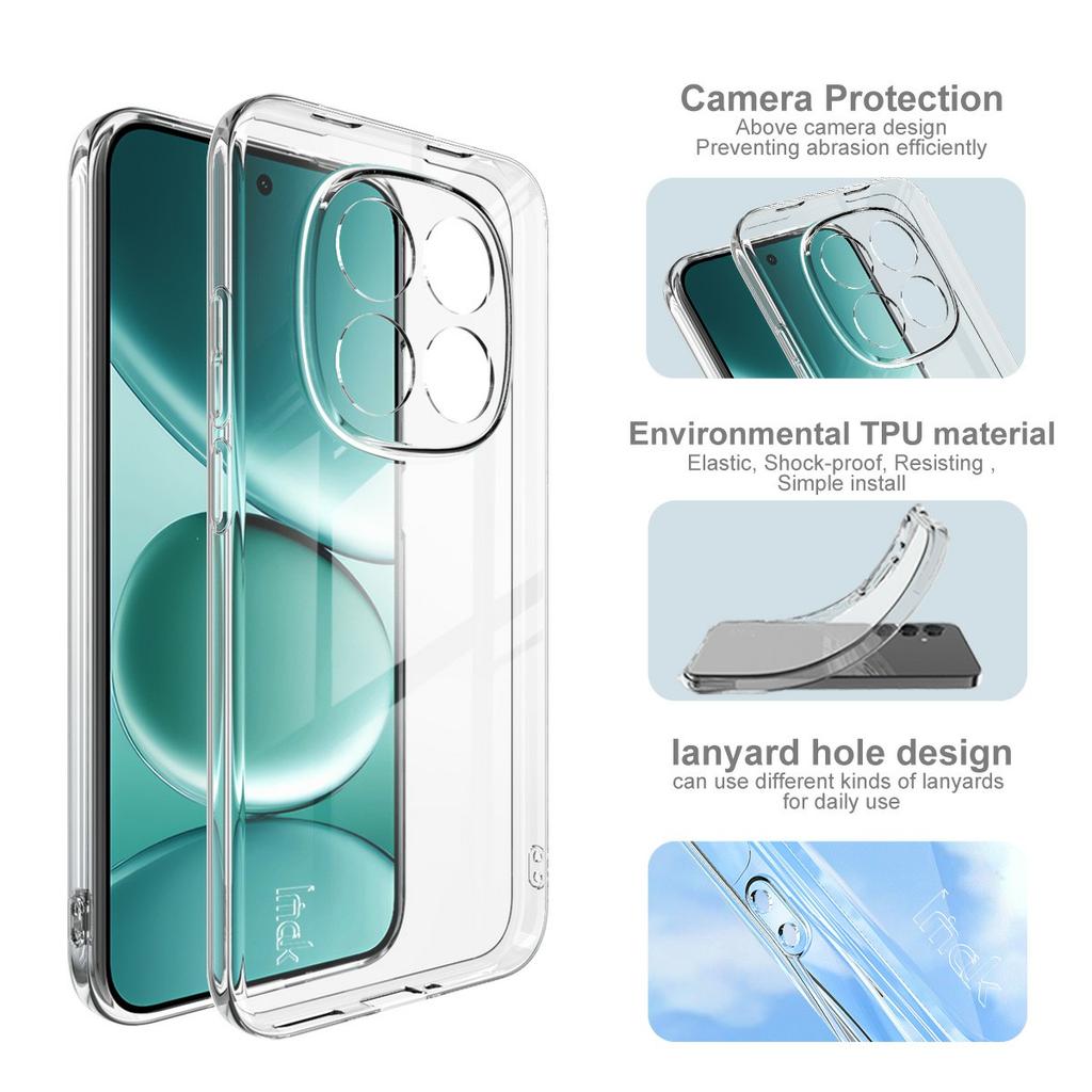 IMAK UX-5 Series For Xiaomi Redmi Note 15 Pro 5G (Global) Transparent TPU Phone Case Protective Phone Cover
