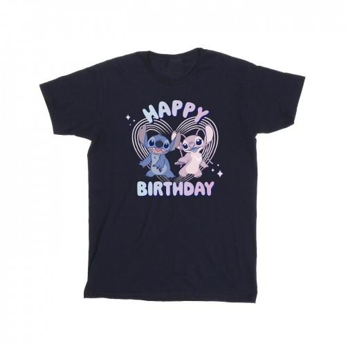 Lilo & Stitch Boys Cotton Happy Birthday T-Shirt