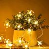 Flower Lights for Home Decoration - 4m, 14 LED Warm White Lights for Indoor Outdoor Decor, String Lights for Decoration