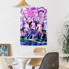 Huntrix Theme Wall Decor Tapestry Art For Pet Memorial Birthdaywedding Party Backdrop Family Gift