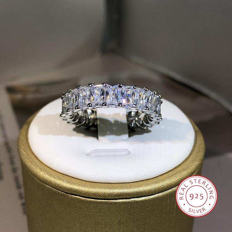 Элегантное женское кольцо из стерлинговой меди с большим цирконом в форме капли воды, кольца на пальцы для женщин, обещание любви, подарки на День святого Валентина