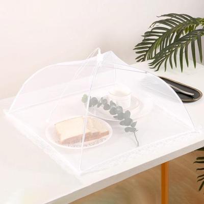 Складная прозрачная сетчатая крышка для пищевых продуктов — защита от насекомых, мух и пыли