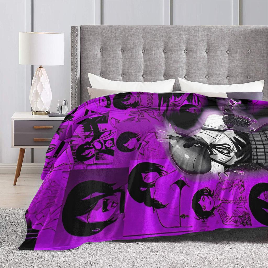 Chainsaw Man Reze Anime Blanket Quality Super Warm Throw Blanket Winter Travel Home Decor Fashion Bedspread