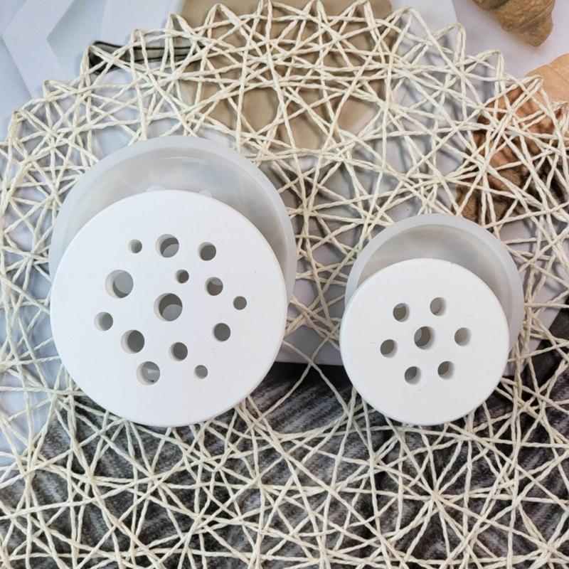 Силиконовые формы для подставок для стеблей с несколькими отверстиями, круглые формы для смолы для изготовления своими руками, держатель для цветочной композиции, подставка для стеблей