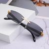 Gradient UV400 Punk Sunglasses Driving Sun Glasses Rimless Rectangle Sunglasses Fashion Shades