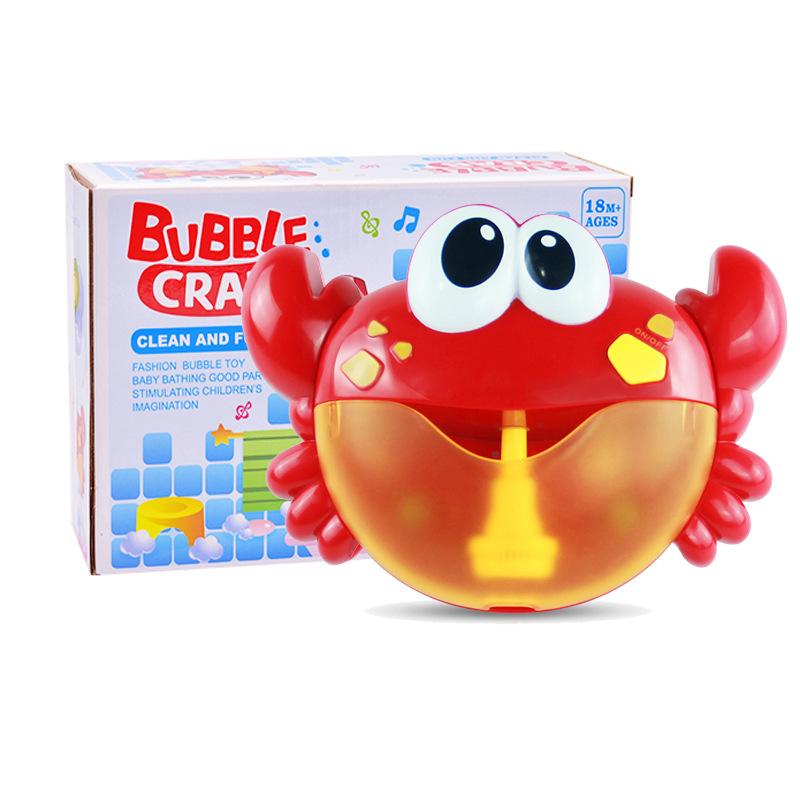 Игрушка для ванны, краб, пузырьковая машина, электрическая музыкальная пузырьковая машина для ванной комнаты