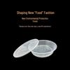 WS Disposable Food Containers with Flat Lids