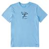Жизнь прекрасна. Мужская футболка Jake с коротким рукавом для тенниса, Cool Blue