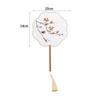 Handheld Chinese Style Fan with Pendant Silk Fan Classical Embroidery Fan  Chinese Wedding