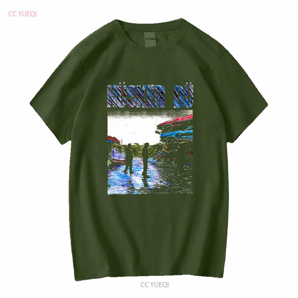 Husker Du T Shirt Album Band For Woman and Man long or short sleeves vintage Washed Casual Unisex graphic Comfortable Slightly
