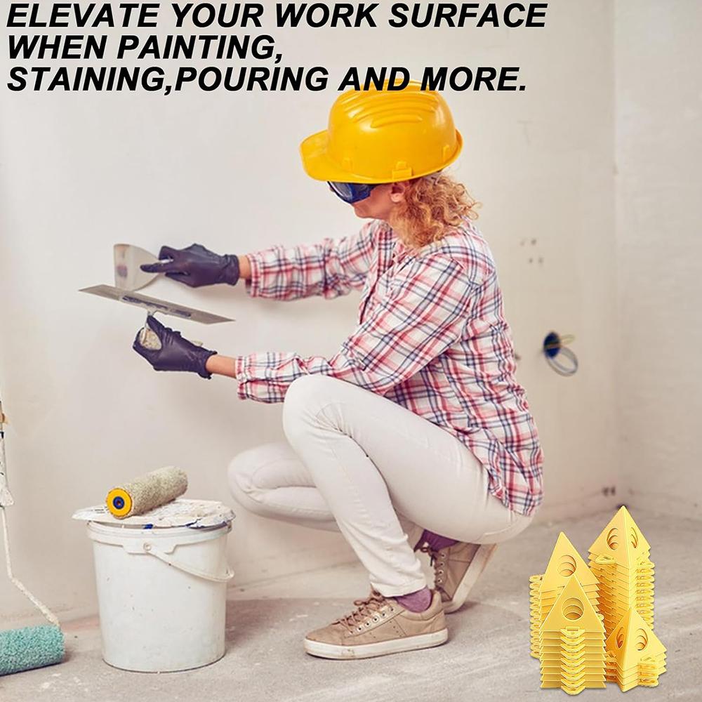 40 шт. АБС-пластиковые пирамидальные подставки, мини-конусные подставки для покраски шкафов