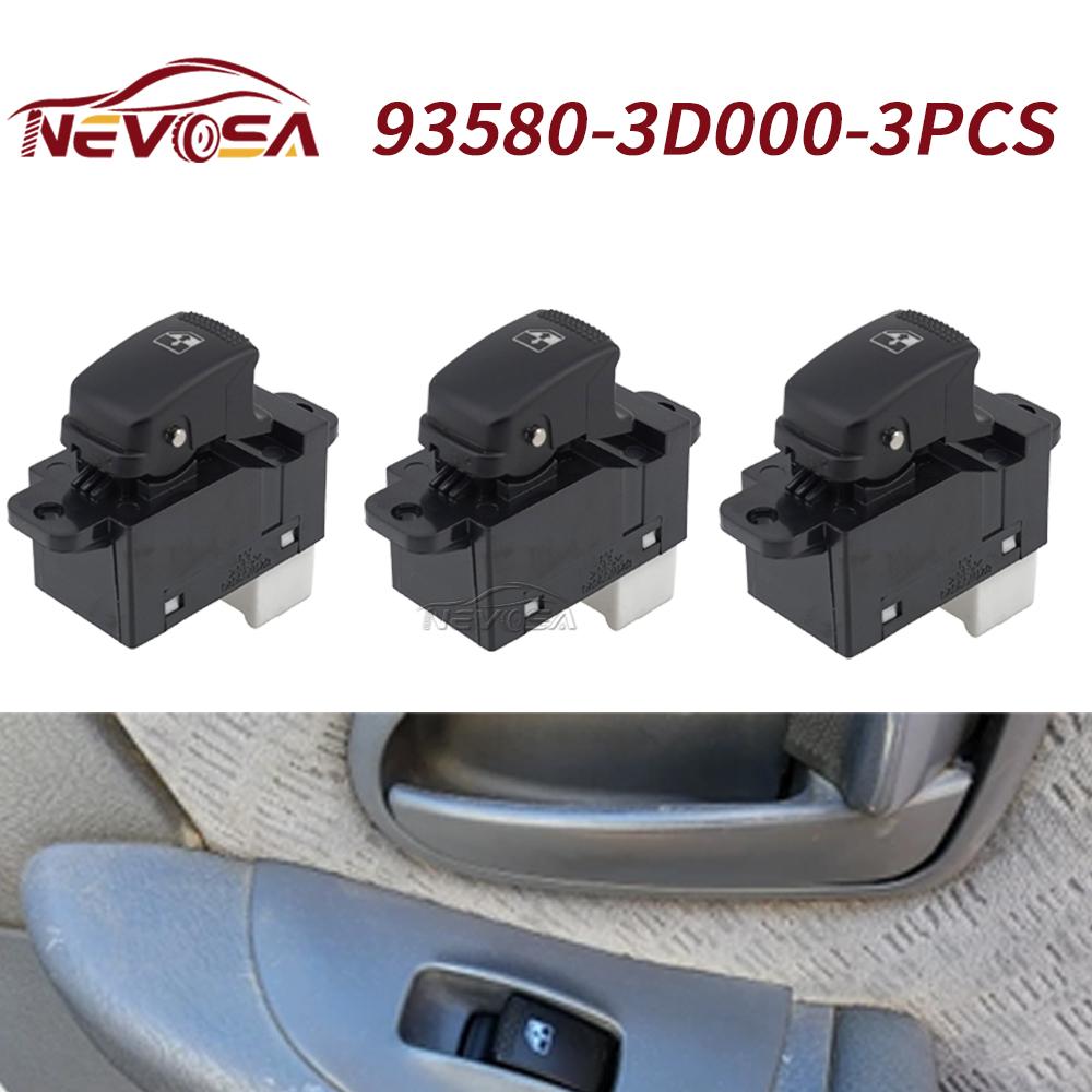 Переключатель управления стеклоподъемником Задняя кнопка Для Hyundai Elantra XD 2001 2002 2003 2004 2005 2006 Передняя левая 93570-2D000 93580-2D300