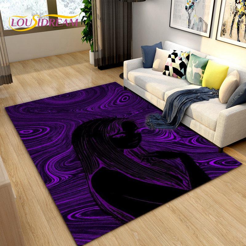 Junji Ito Tomie Kawakami Ghost Area Rug Большой ковер для гостиной Спальня Диван Коврик Украшение, детский нескользящий напольный коврик