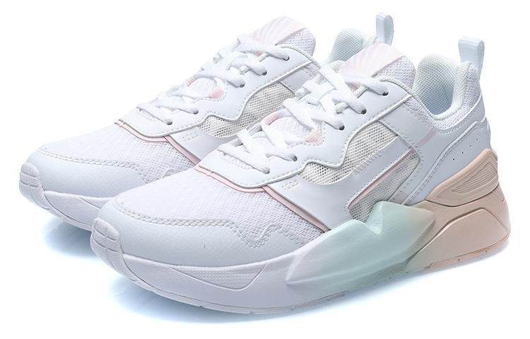 Женские кроссовки Li-Ning Li Ning Амортизирующие Скользкие Устойчивые к истиранию Низкие Беговые кроссовки Женские