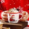 Милая мультяшная рождественская керамическая чашка кофейная кружка Санта-Кружка креативная чашка для воды