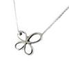 [L0454] - Silver 'Butterfly' Silver Necklace