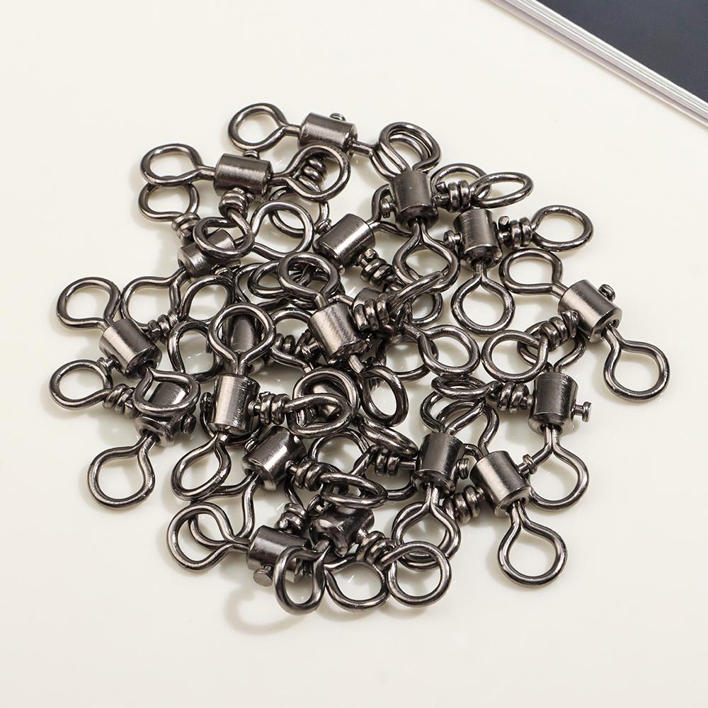 Bearing Barrel Trident Fishhook Connector Cross Line T-shape Fishing Swivels 3 Way Bearing Swivel
