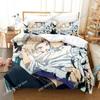 3D Print Anime InSpectre Fictitious reasoning Comfortable Duvet Quilt Cover Pillowcase Bedding Set Children Bedroom Home Textile
