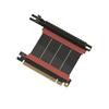 LINKUP AVA5 PCIE Riser Cable Supports RTX5090 RX9070 GPUs X16 Speed Compatible with PCIe Straight Black 5cm - 5.0 128GB/s 4.0 & WRX80/WRX90E
