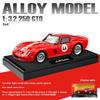 1: 32 250-GTO Модель автомобиля из сплава Высокая симуляция Литые игрушки Со звуком и светом Инерционные транспортные средства Декоративные игрушки для детей Подарок