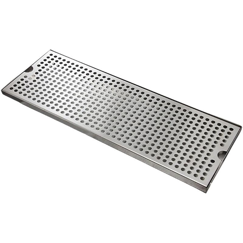 Metal steels Beer Drip Tray Metal Beer Tower Drip Pan Surfaces Mount No Drain Drip Tray Metal Drip Tray Enduring