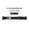 For BMW Car Seat Gap Filler Soft Leather Leak Pads Plug Leak Proof Strip Auto Accessories Performance X1 X3 X5 E39 E46 E90 F20
