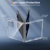 Новый продукт подходит для складного мобильного телефона Samsung Z Fold8ultra (левый и правый), прозрачный защитный чехол из ТПУ + ПК, противоударный.