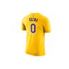 Nike NBA Kuzma Lakers Player Edition Jersey Number T-Shirt Men Tops Yellow AR4888-736