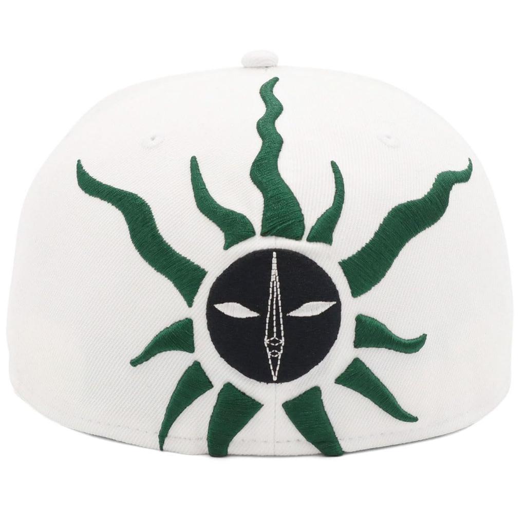 New Era 59FIFTY Cap in collaboration with Taro Size 7 5950 TAROKA TAIYO White Okamoto, White, 5/8, PINS,