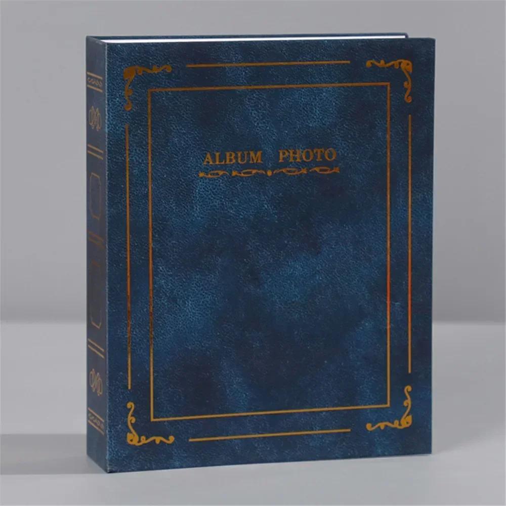 Семья 6 дюймов 100 фотографий 10x15 см Изображение Художественные фотоальбомы Интерстициальный альбом Классический ретро фотоальбом Коллекция Домашнее украшение
