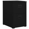 VidaXL Black Filing Cabinet 46x62x72.5 Cm Steel
