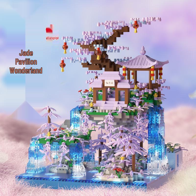 Compatible with Sakura Tree House & Peach Blossom House Micro-Particle Building Block Educational Toy