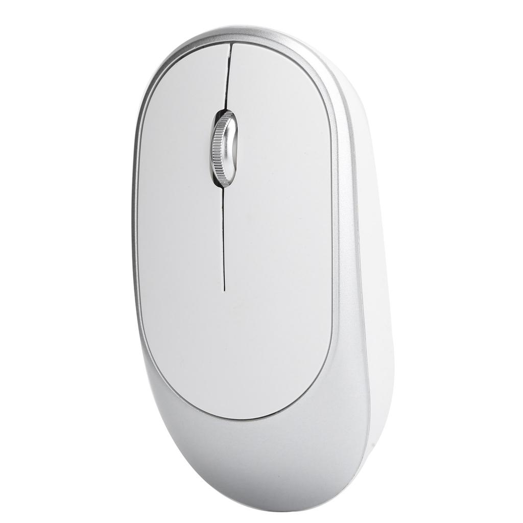 Wireless Mouse DPI Adjustable Chargable Optical Computer External Device with USB ReceiverSilver