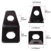 Car Seat Belt Mounting 90 Degree Angle Bracket Kit L Type Mounting Holder Iron Sheet Modification Accessories Drop Shipping